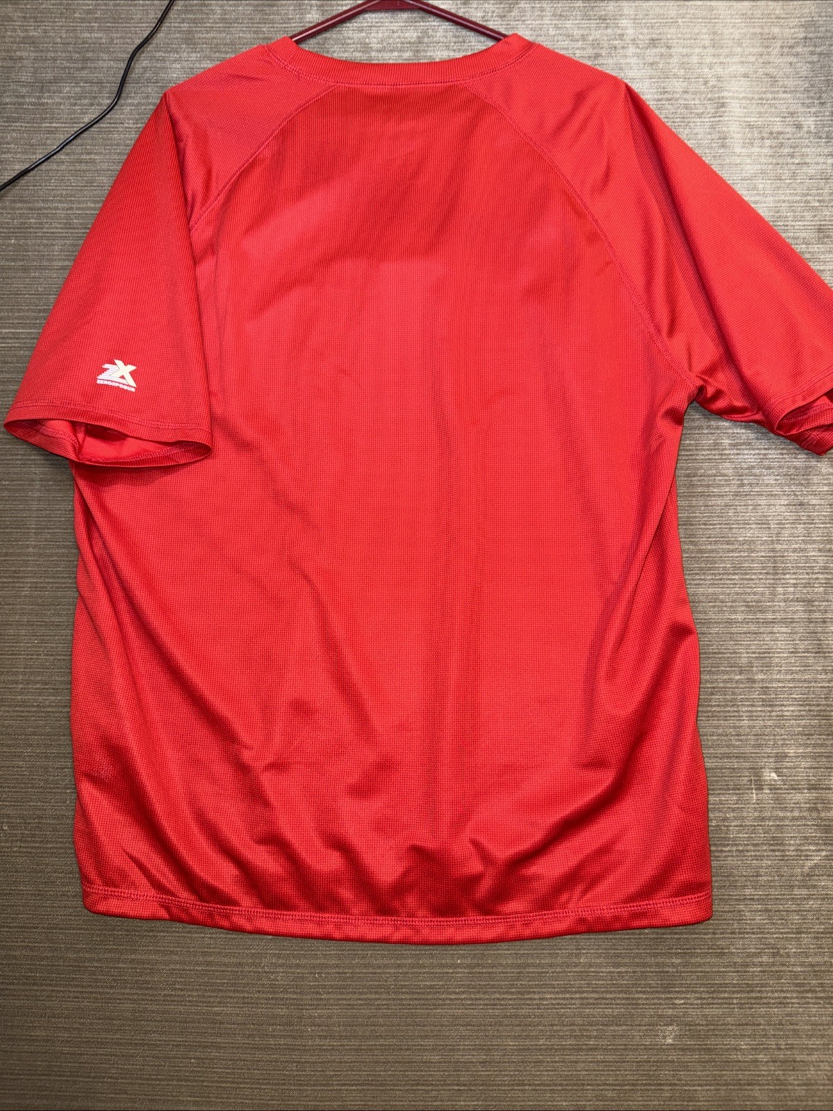 NWT ZeroXposur Sun Protection Quick Dry UPF 50 Short Sleeve T-Shirt Men XL Red gallery
