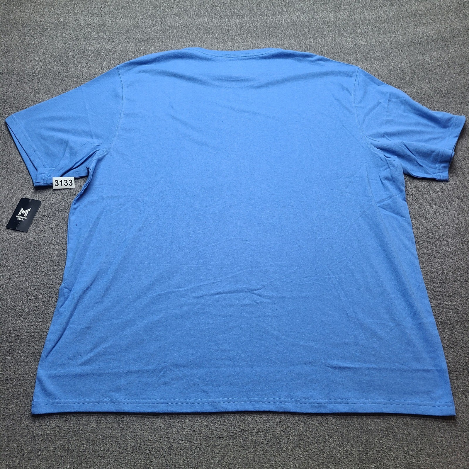 Member's Mark Crewneck Tee Mens XXXL Blue Fantasy NEW Classic Fit MM22170 gallery