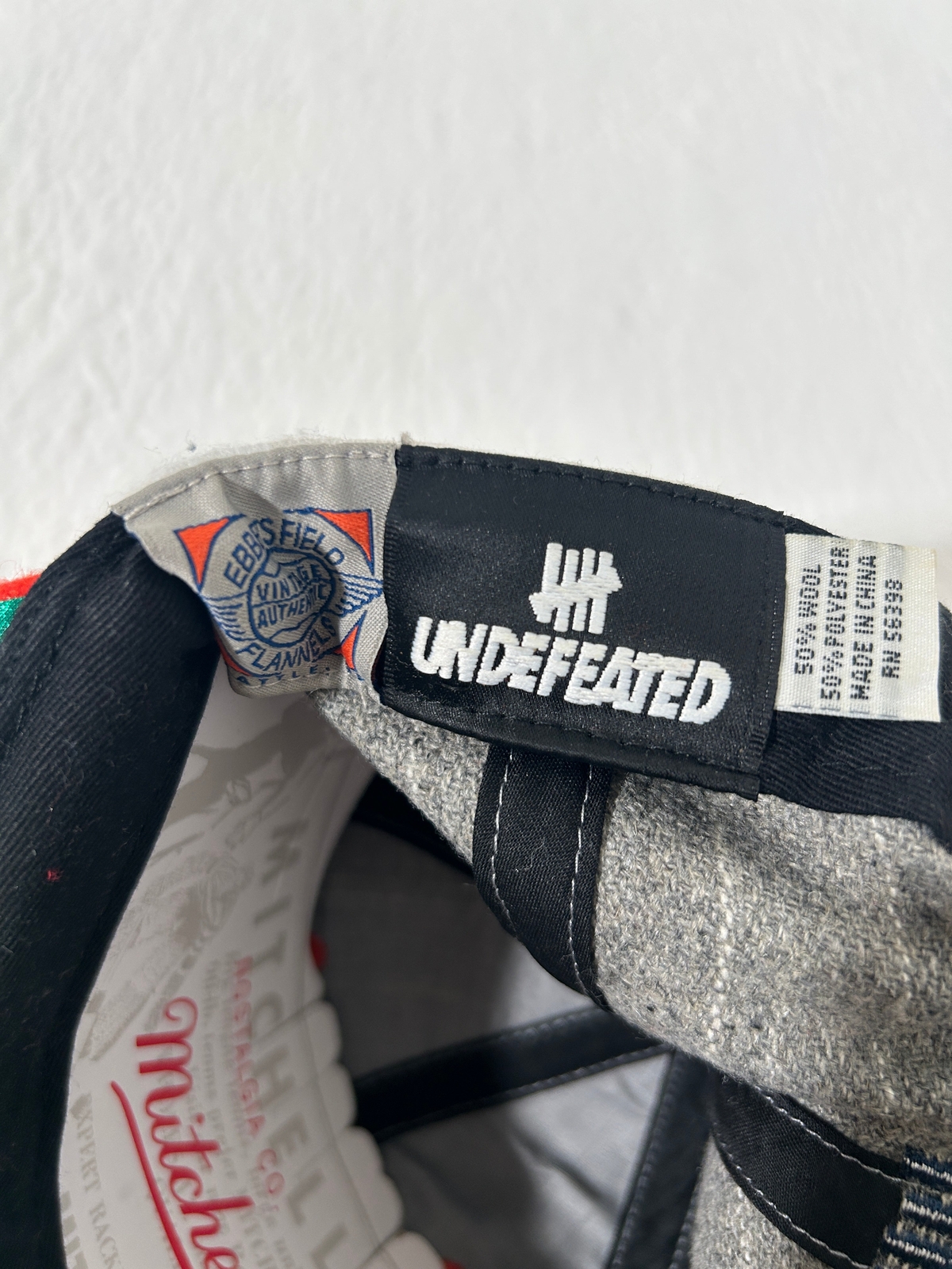 Ebbets Field Flannels x UNDEFEATED Wool Pinstripe Hat gallery