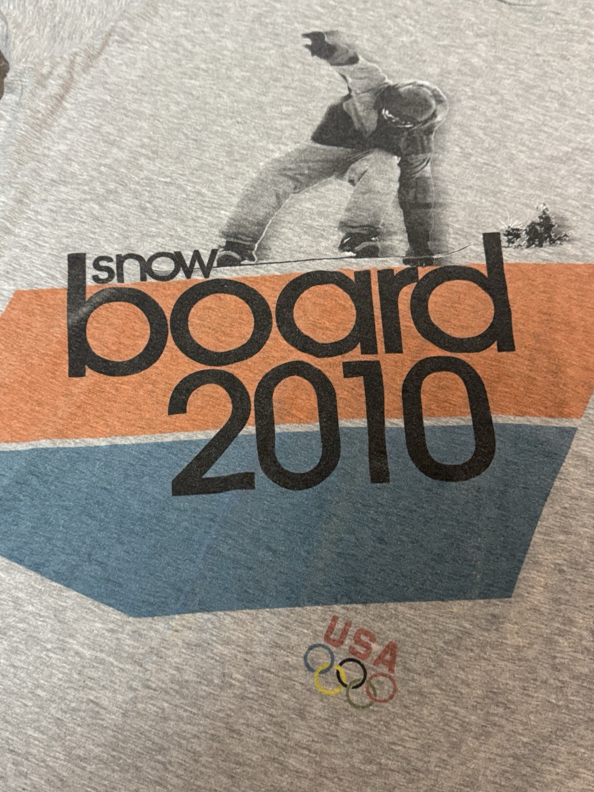 2010 SNOW BOARD - Vancouver OLYMPICS USA (Large) T-Shirt gallery