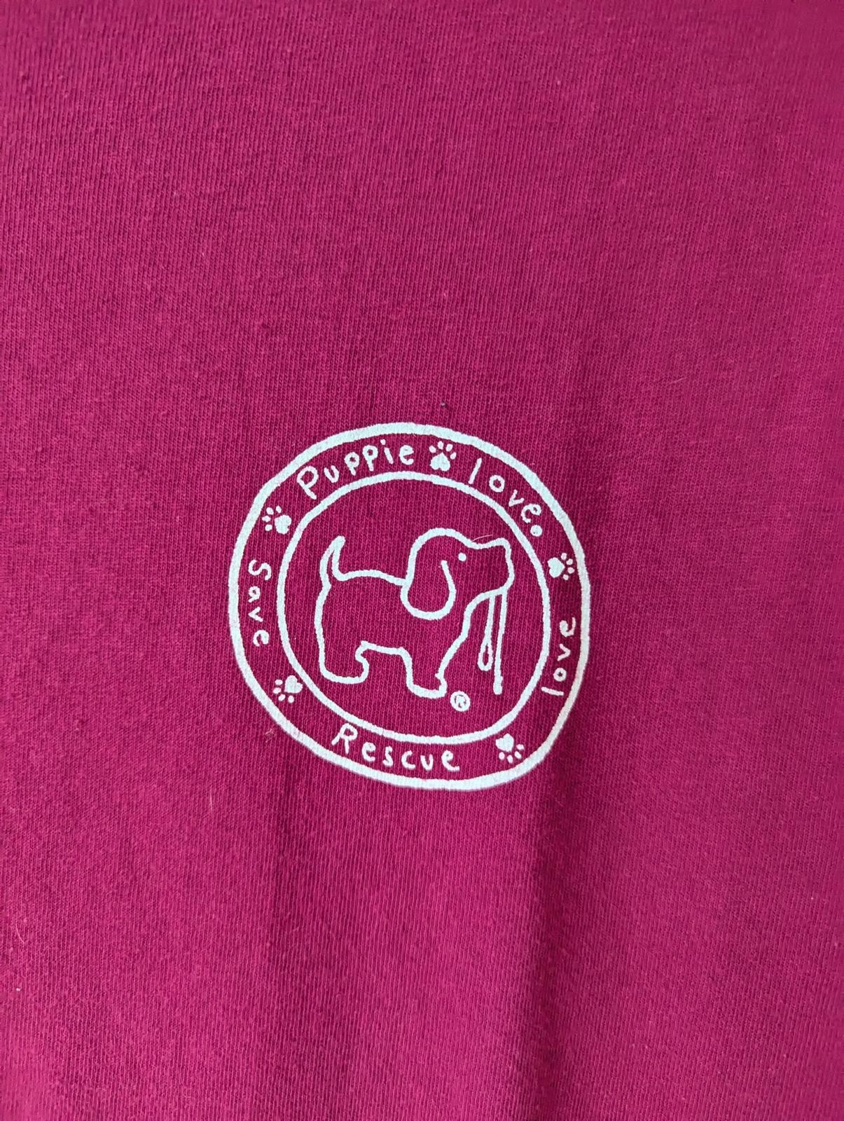 Puppie Love Rescue Snacks Smores Camping Dog Graphic T-Shirt Medium simply style gallery