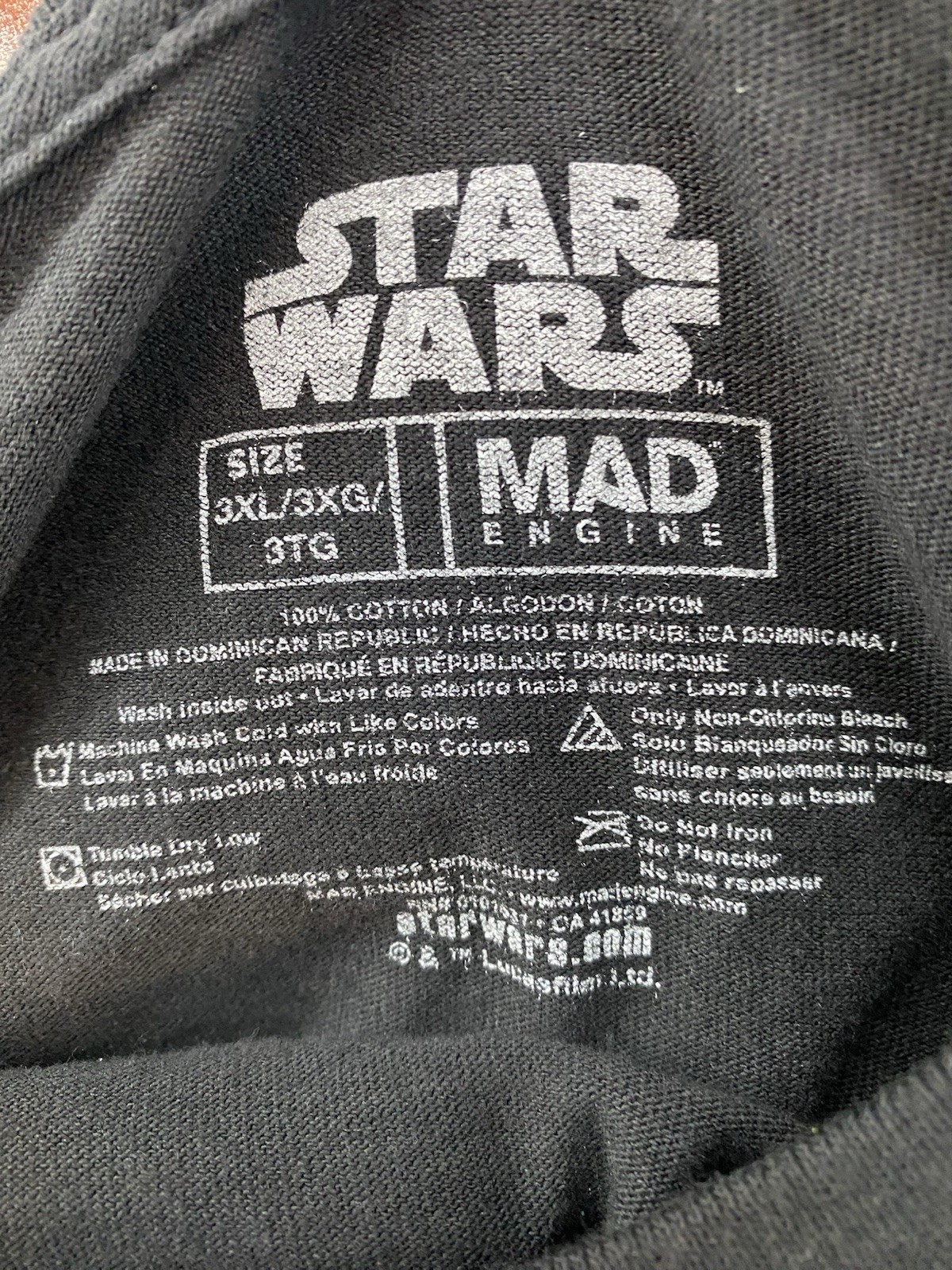 Star Wars Mad Engine Men’s Size 3XL Starry Night Darth Vader Tee Shirt See Pics gallery