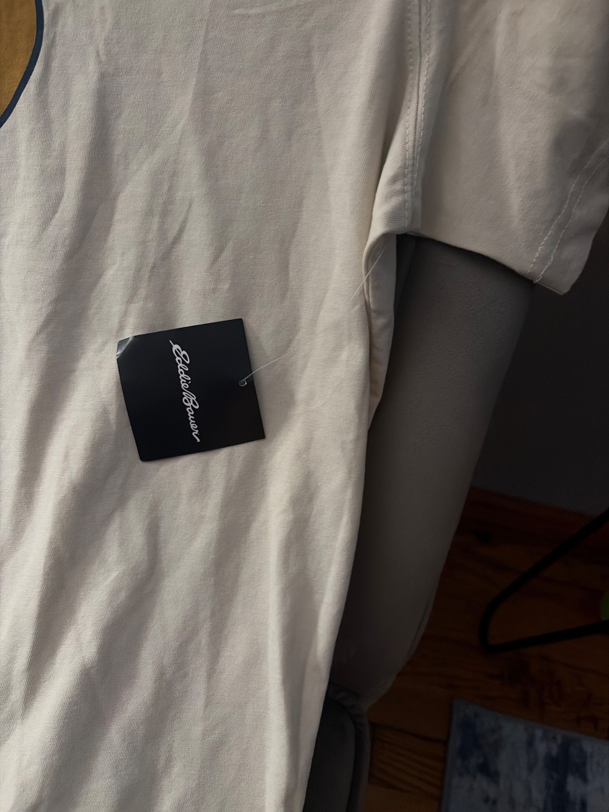 Eddie Bauer Sasquatch t-shirt features a red bigfoot graphic with a g gallery