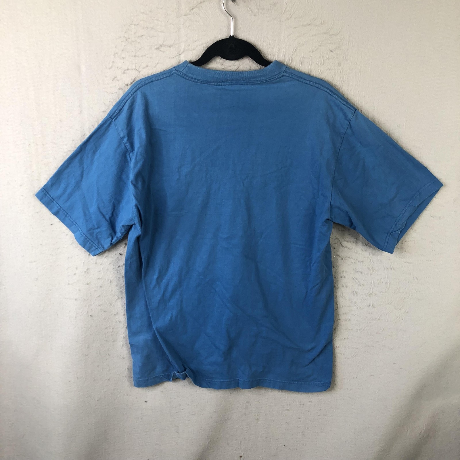 Rainforest Cafe Shirt Mens Large Blue London Frog Embroidered Logo Souvenir Tee gallery