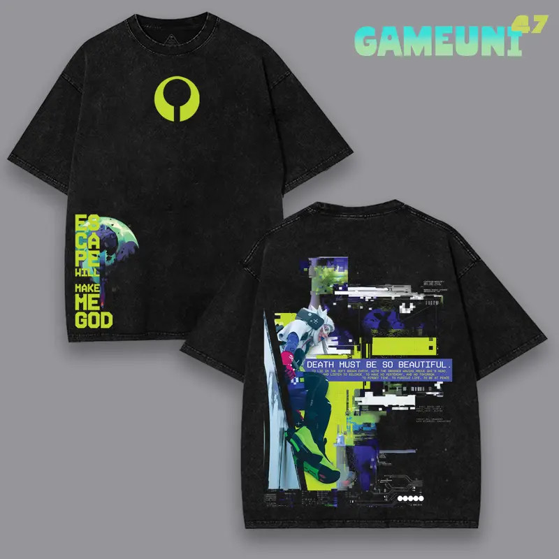 Vandal Marathon Futurism Shooter Video Game Graphic Tee Streetwear T-Shirt gallery