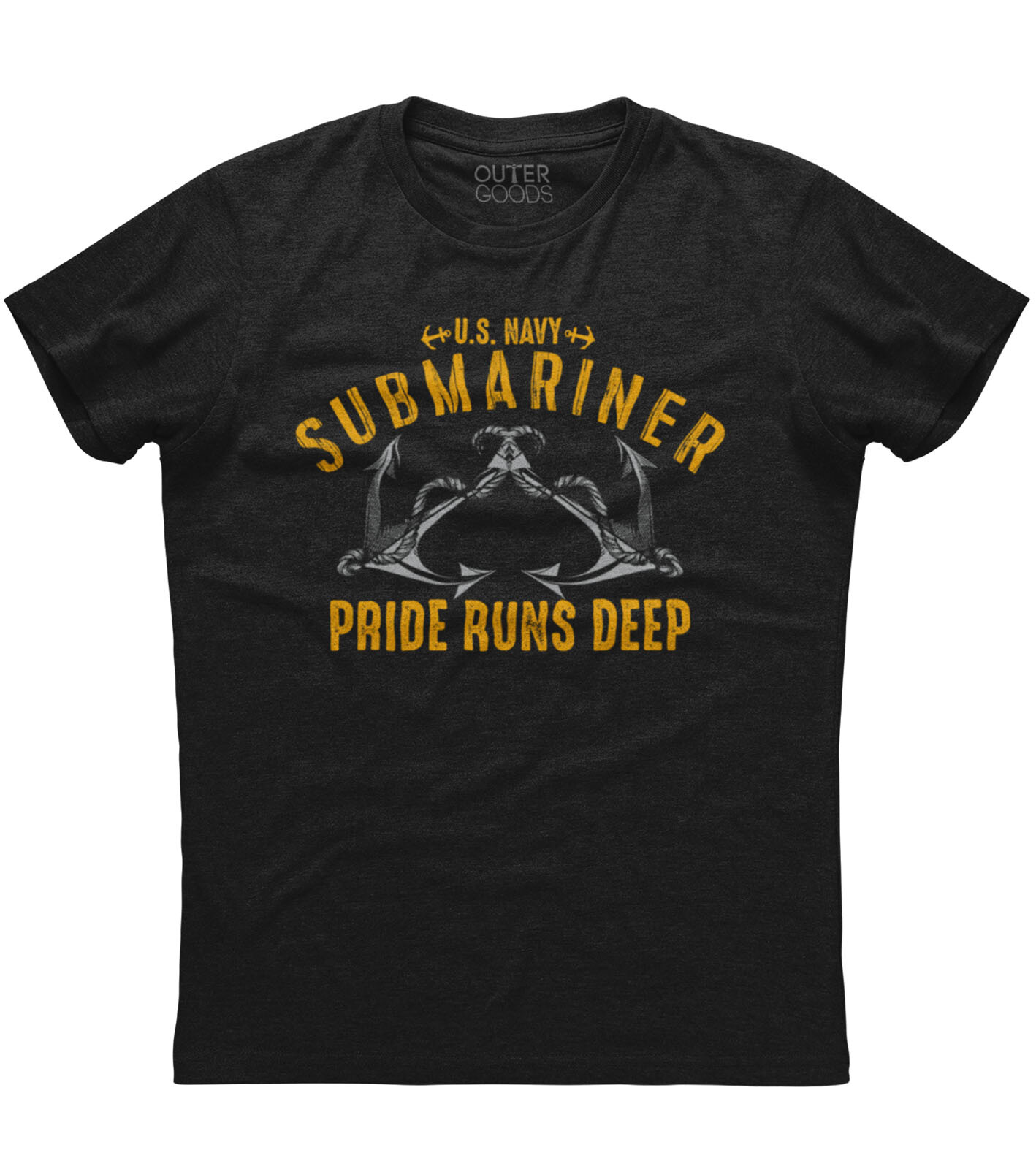 Mens U.S. Navy Submariner Pride Runs Deep Patriotic T-Shirt USA US Military gallery