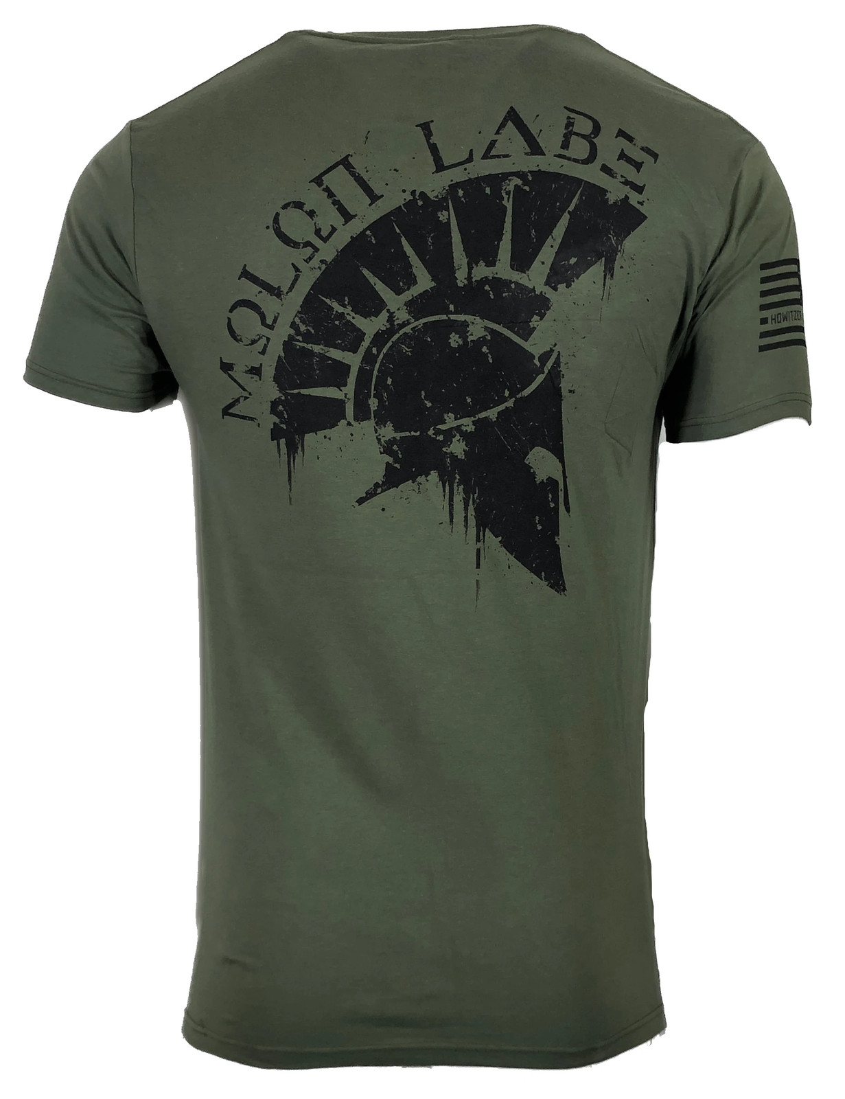 Howitzer Style Men's T-Shirt MOLON LABE Military Green Grunt S M L XL 2XL 3XL gallery