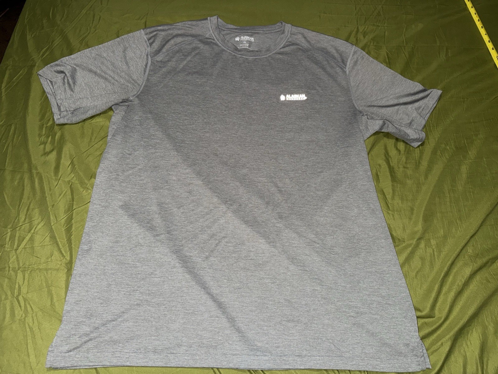 Alaskan Hardgear Shirt Mens Large Blue AKHG Tun-Dry Standard Fit Tee