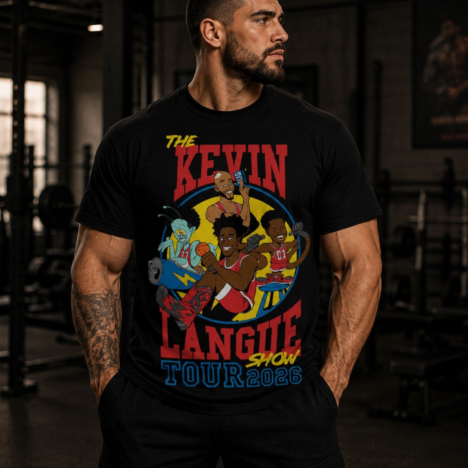 Kevin Langue Tour 2026 Graphic Comedy Show T-Shirt gallery