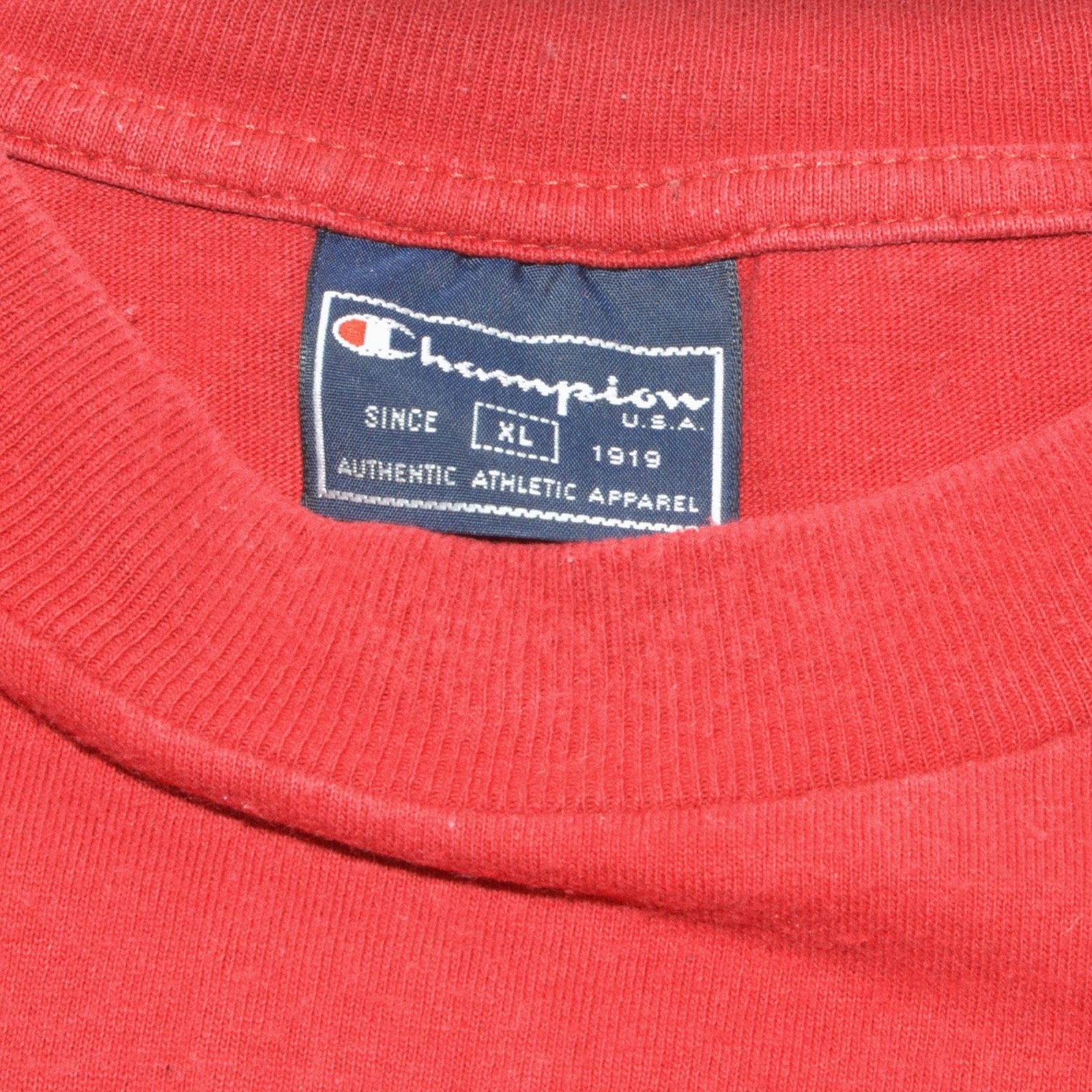 Vintage Champion Sport T Shirt Red/Red XL gallery