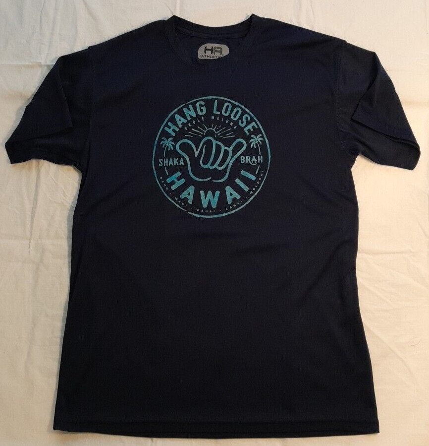 HA Athletics Hang Loose Shirt Size M Designed in Hawaii Premium Sun Protection gallery