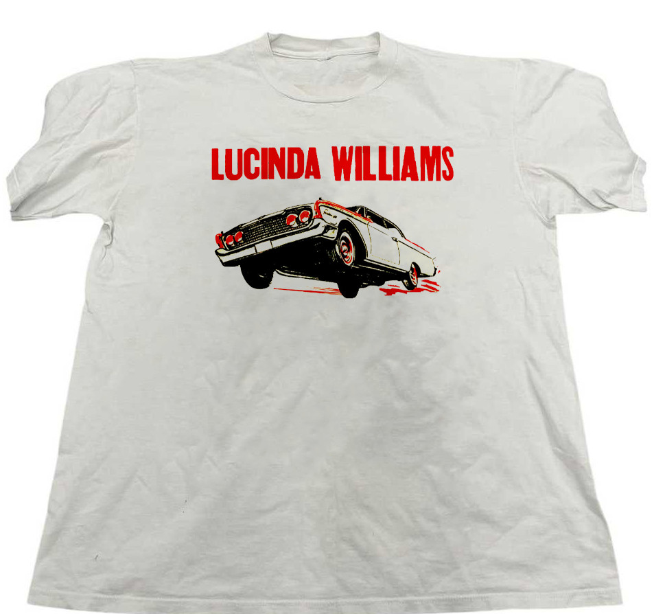 Lucinda Williams White Cotton Shirt Full size S-5XL Unisex TH103 gallery