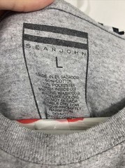 Sean John UNIFY “No Walls At All” T-shirt color Grey size Mens Large