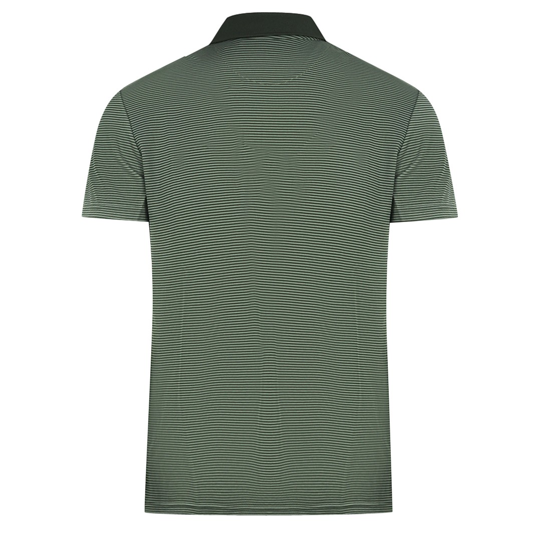 Lyle & Scott Deep Spruce Golf Microstripe Polo Shirt gallery
