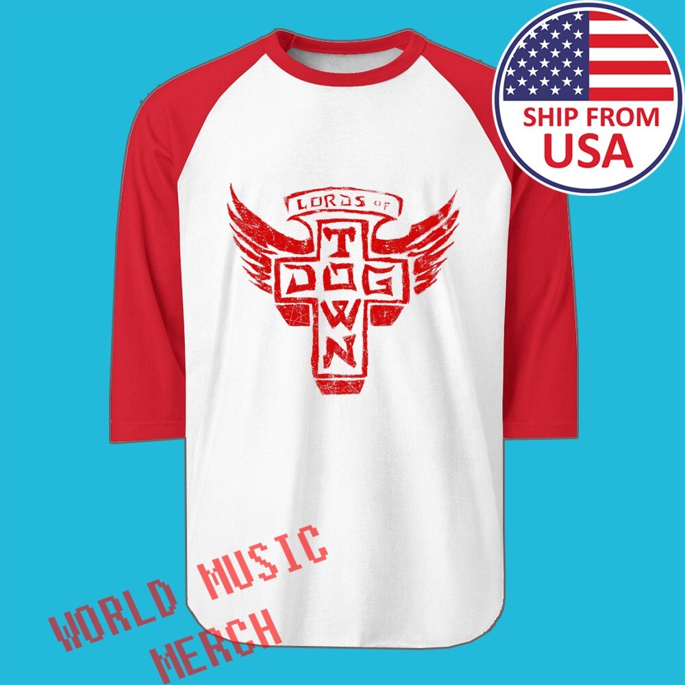 Lords of Dogtown Men's Raglan Red Size S to 2XL gallery
