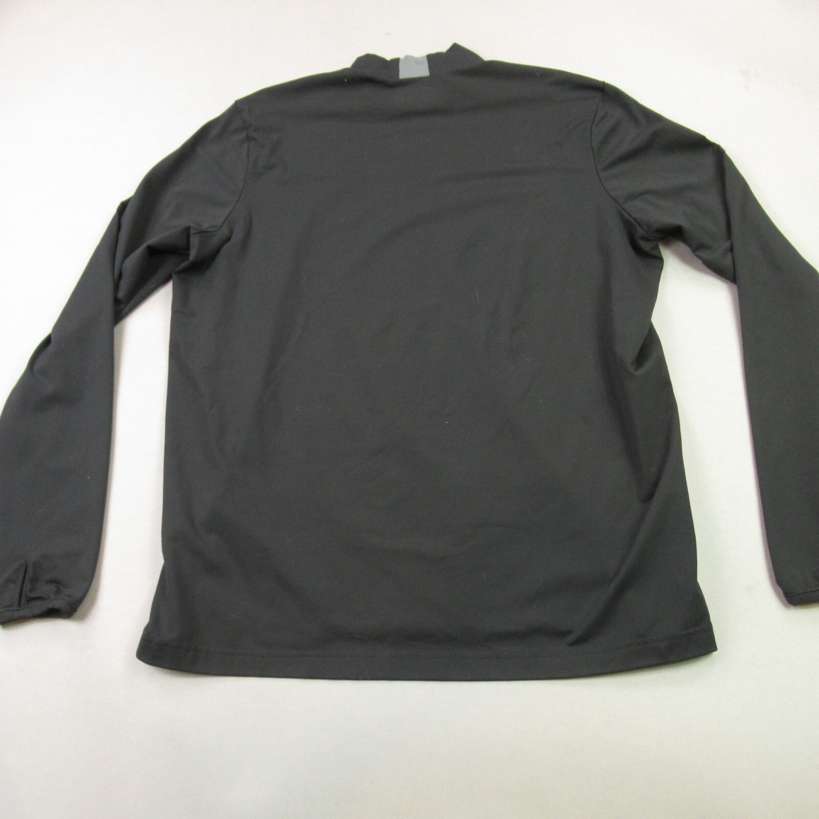 REI Shirt Mens XL Long Sleeve High Neck Outdoors Midweight Black Stretch gallery