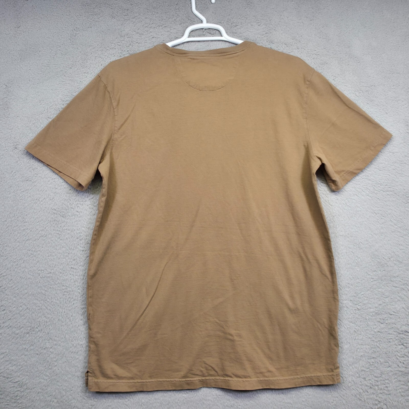 Duluth Shirt Men L Brown Short Sleeve Crew Neck Standard Fit Pocket Longtail Tee gallery