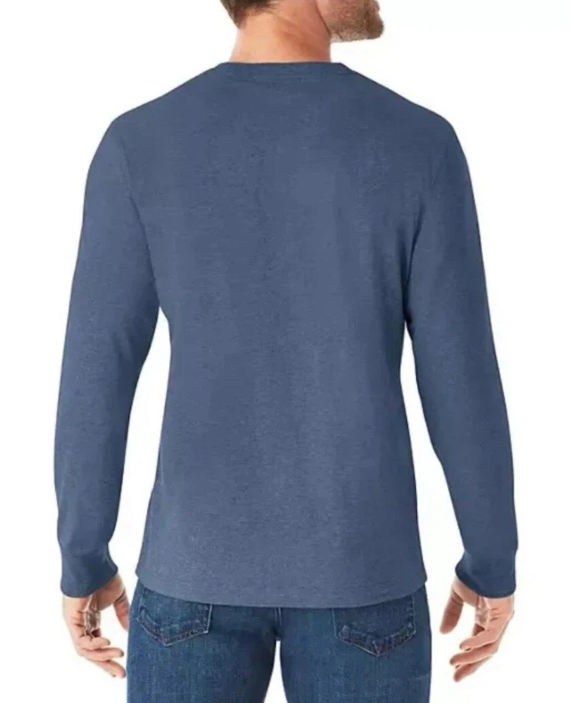 New Members Mark Men's Essential Long Sleeve Crewneck Tshirt Size M gallery