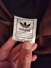 Vintage Adidas 90s Long Sleeve Polyester Shirt With Logo Zipper