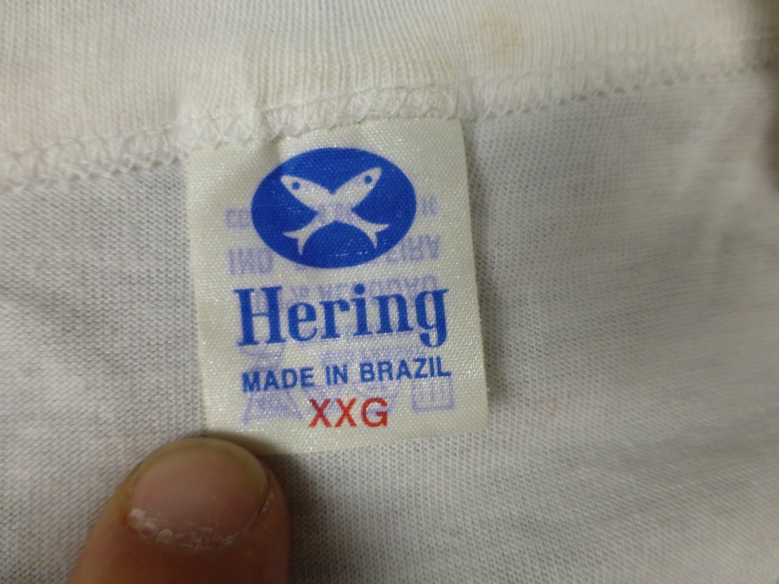 VTG Brazil Rio T Shirt Single Stitch SZ XXL Hering Tag White Toucan Colorful gallery