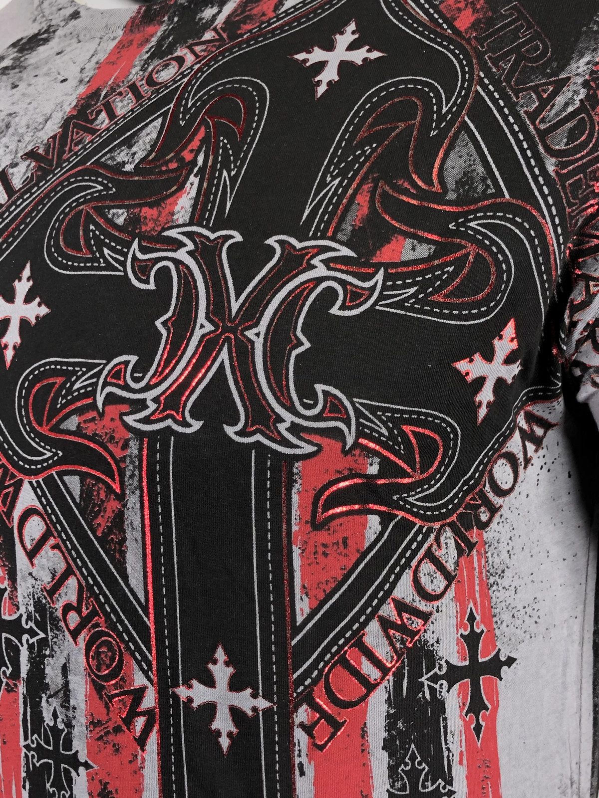 XTREME COUTURE by AFFLICTION Men's T-Shirt LIBERTY CRUSADE Biker MMA gallery