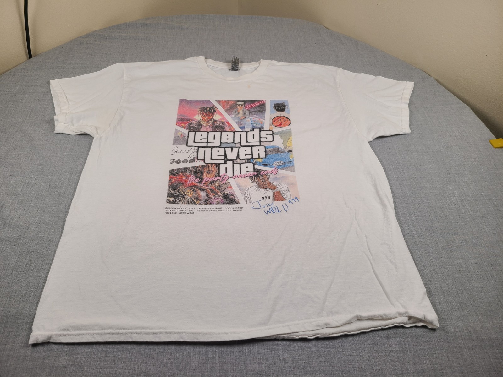 Juice Wrld 999 Shirt XL Hip Hop Rapper Jarad Anthony Higgins Legends Never Die gallery