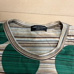 AD2000 Comme des Garcons Homme Plus Dot Stripe T-Shirt Size S
