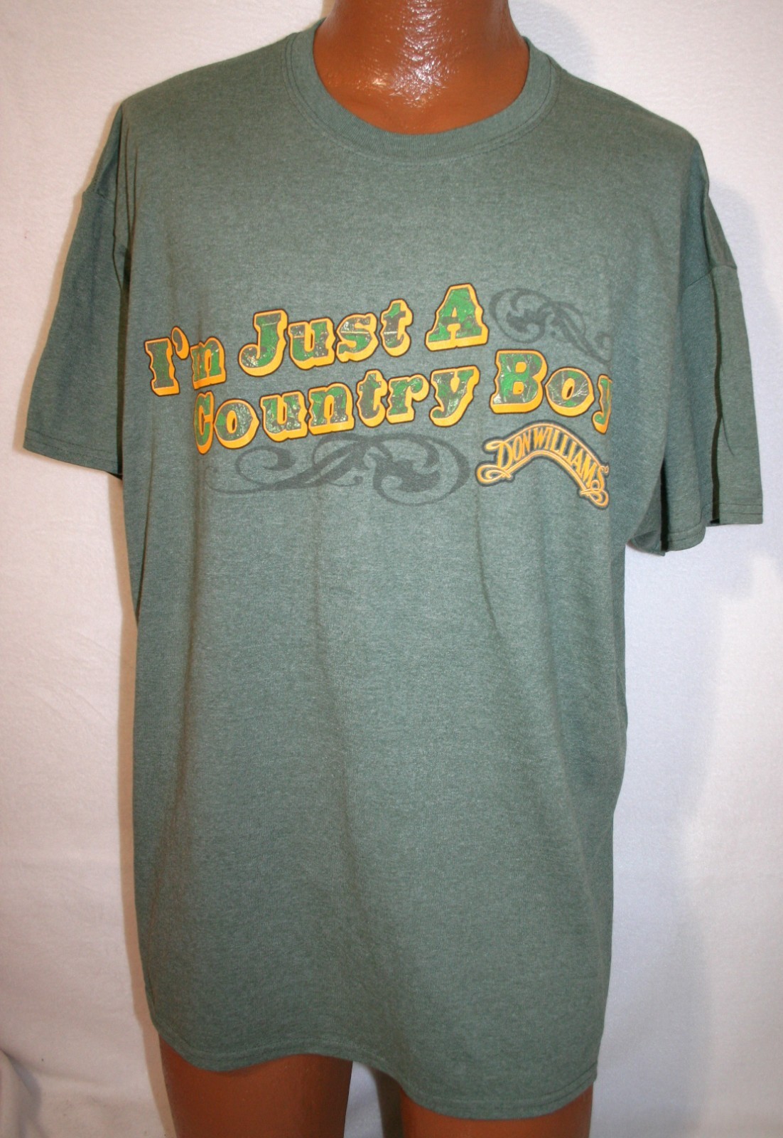 DON WILLIAMS The Gentle Giant I'm Just A Country Boy T-SHIRT XL Country Music gallery