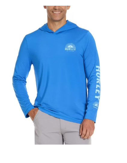 Hurley Men's Hooded UV Tee- Asst colors/sizes gallery