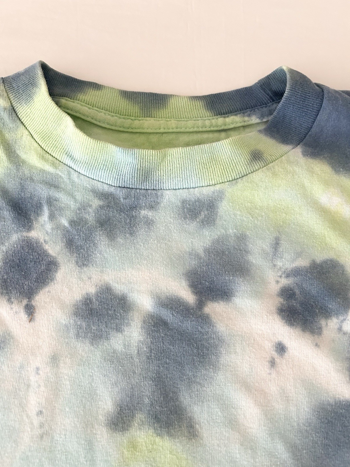 Green Blue TIE DYE T-Shirt M gallery