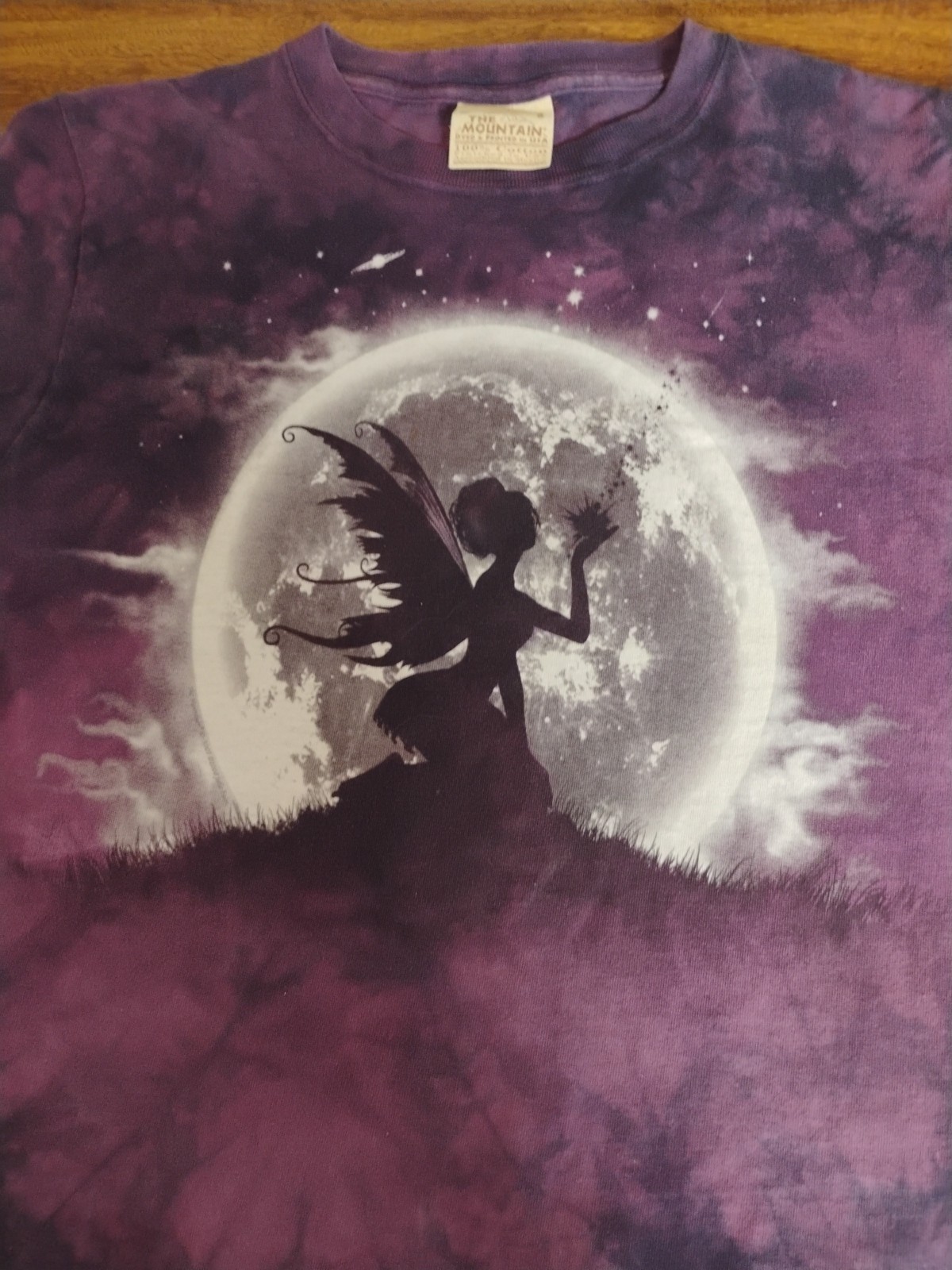 The Mountain Fairy Moon Shirt Mens Fits M Tie Dye RARE Utah Shakespeare Festival gallery