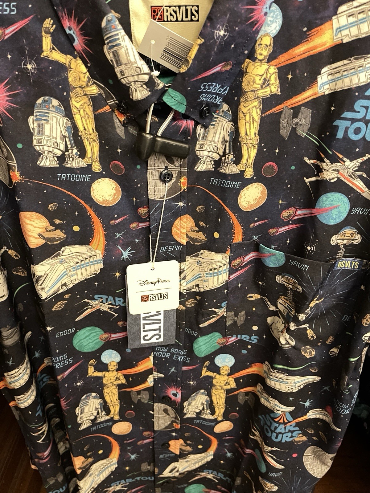 2026 Disney Parks Star Wars Star Tours RSVLTS Shirt 2XL - NEW W/ TAG gallery