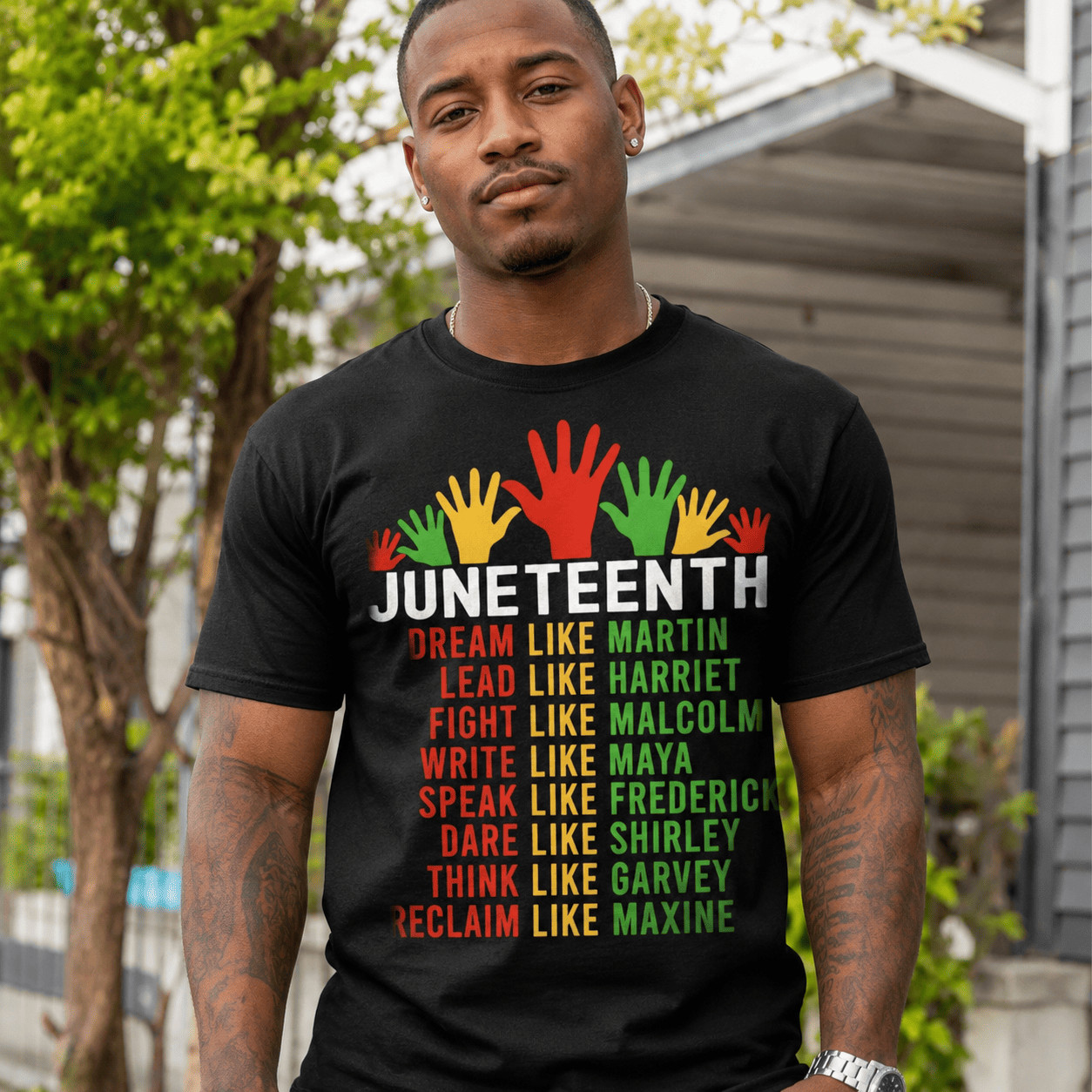 Juneteenth Inspirational Leaders T-Shirt | Black History Month Graphic Tee gallery