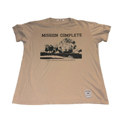 UNIQLO UT One Piece Mission Complete Beige Graphic Men’s Crew Neck T-Shirt XL