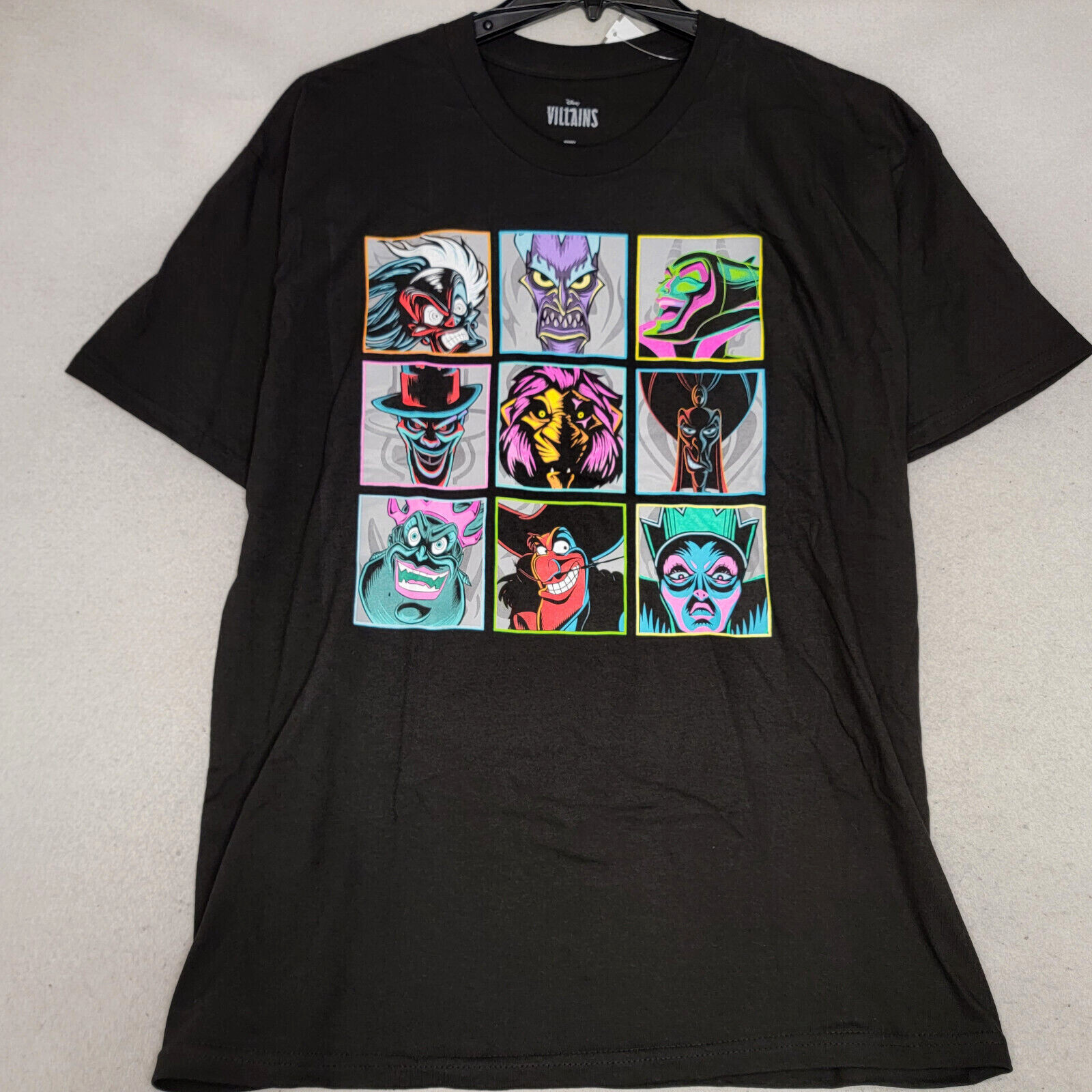 DISNEY VILLAINS SHIRT Mens 3XL XXXL BLACK NEW ANIMATION MENS CASUAL CRUELLA NWT gallery