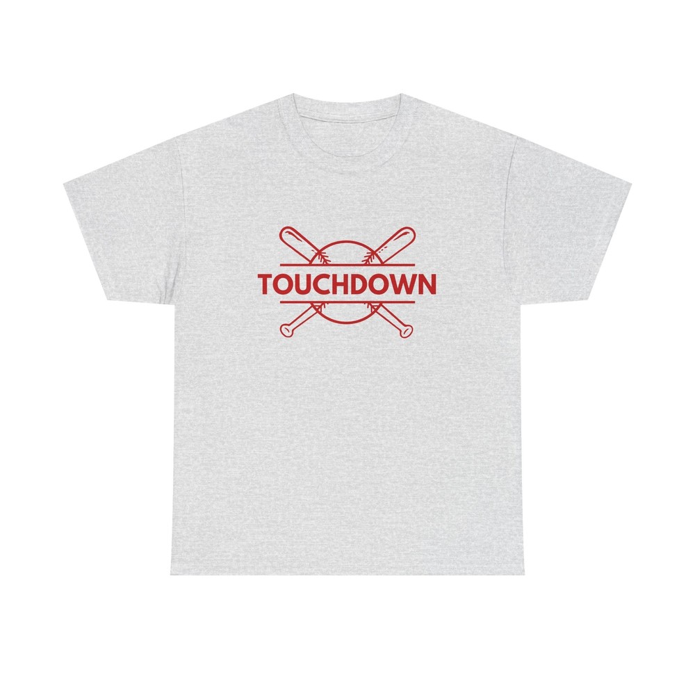 Funny Touchdown Baseball Tee Sports Fan T-Shirt Football Silly Girlfriend Gift