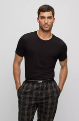 T-Shirts BOSS Mens Multicoloured 3 Pack Short Sleeve With Logo – Size XL