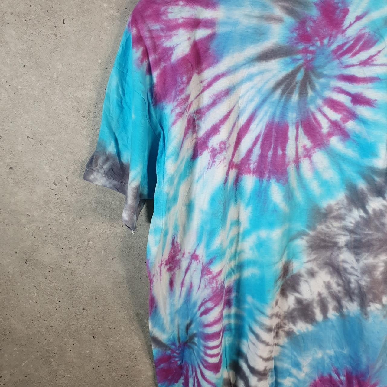 Vintage Hanes Tie Dye USA 90s Single Stitch T Shirt Mens XL Multicoloured gallery
