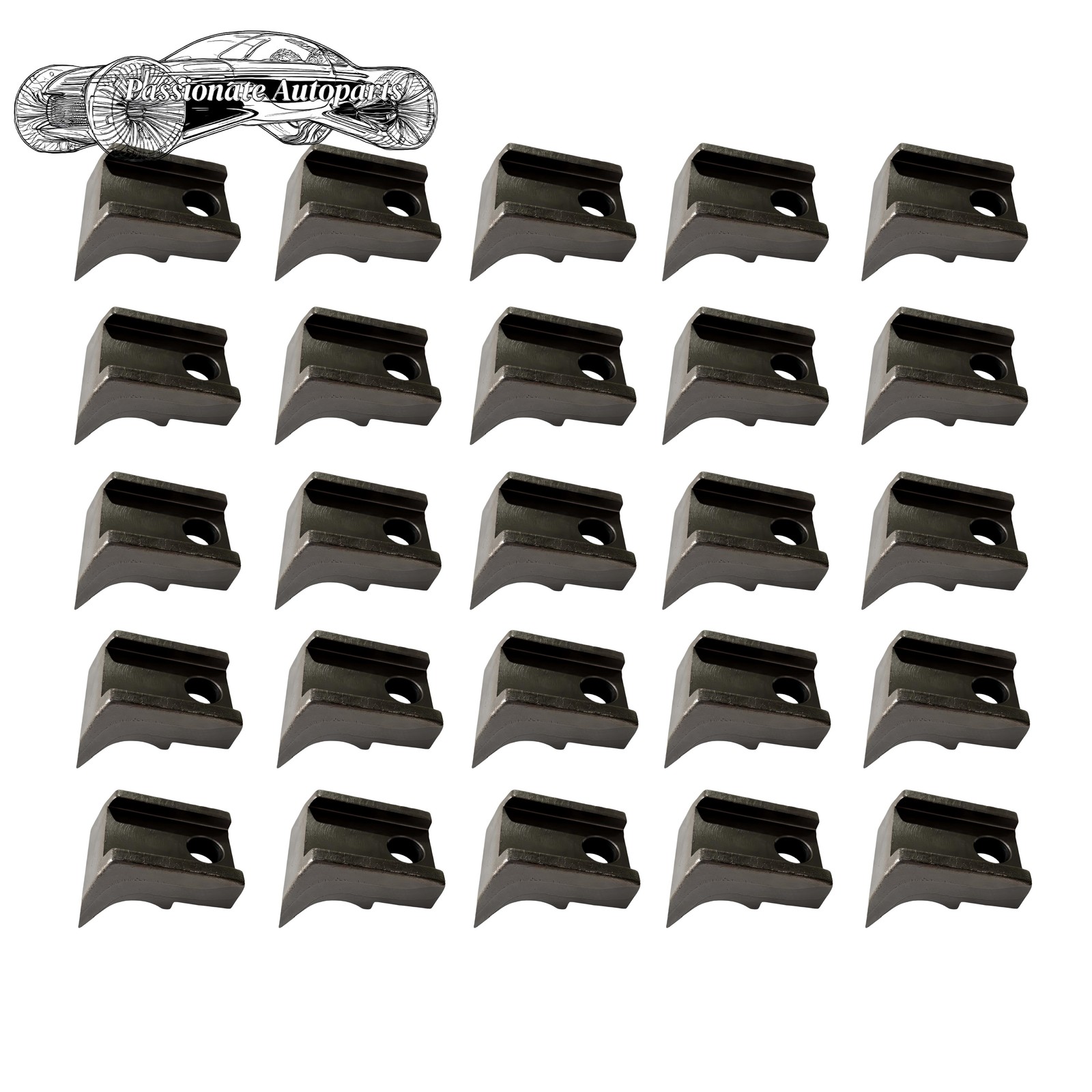 New 25Pcs C/3 Teeth Fit For FAE CAT Mulchers With C/3 Rotor 570-21233