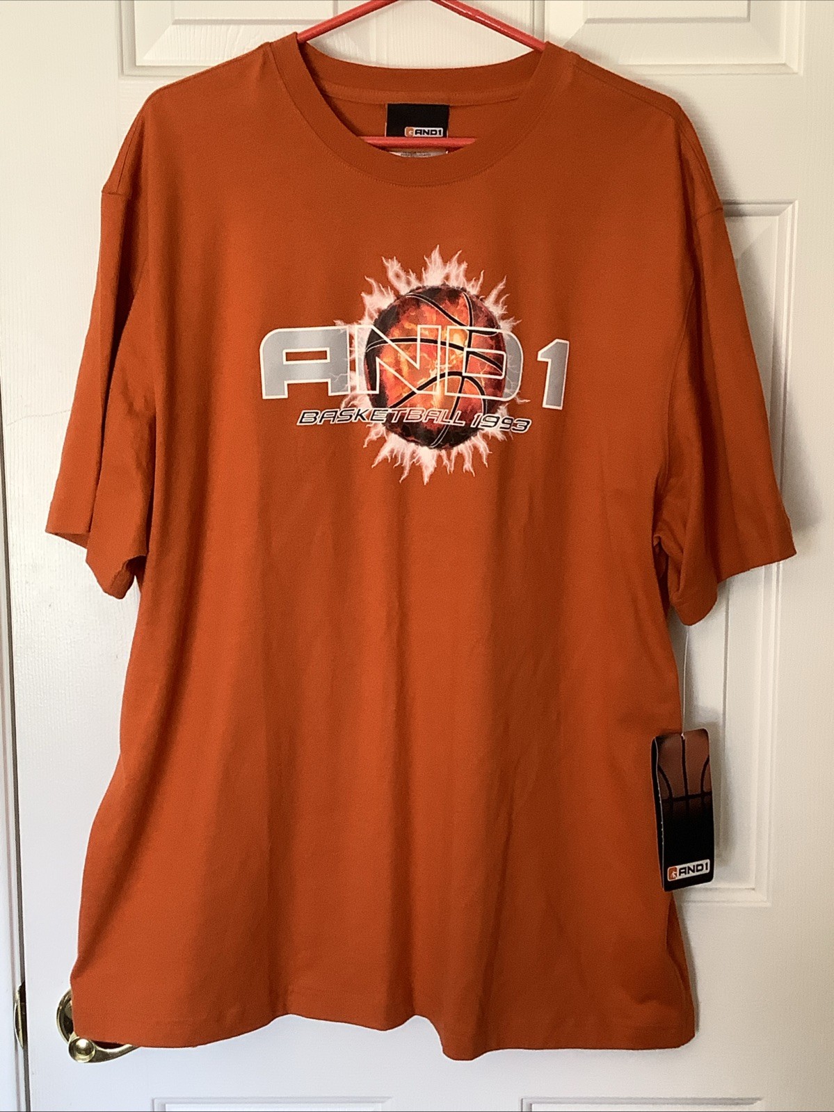 Vintage 1993 AND1 Basketball T-Shirt NEW WITH TAGS Size XL gallery