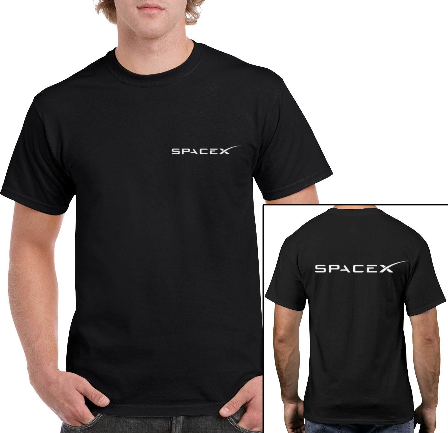 SpaceX T-Shirt Exploration Space X Elon Musk Aerospace NASA Mission Rocket GSX04 gallery