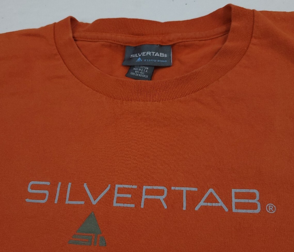 Vintage 90s Levi's Silvertab T Shirt Vtg Made In USA 1990s Jeans Silver Tab gallery