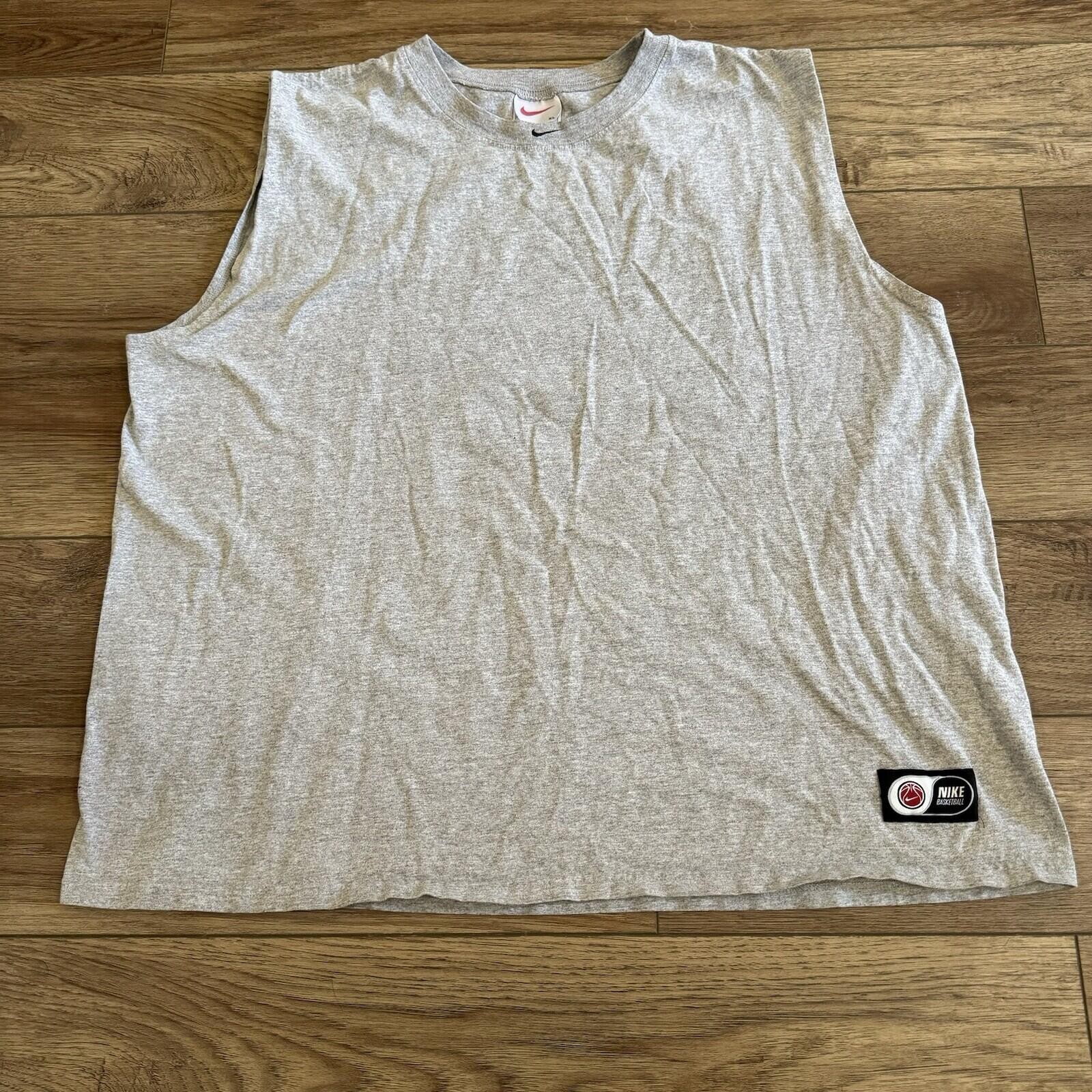 Vintage 90s Nike Basketball Center Swoosh Check Shirt XL