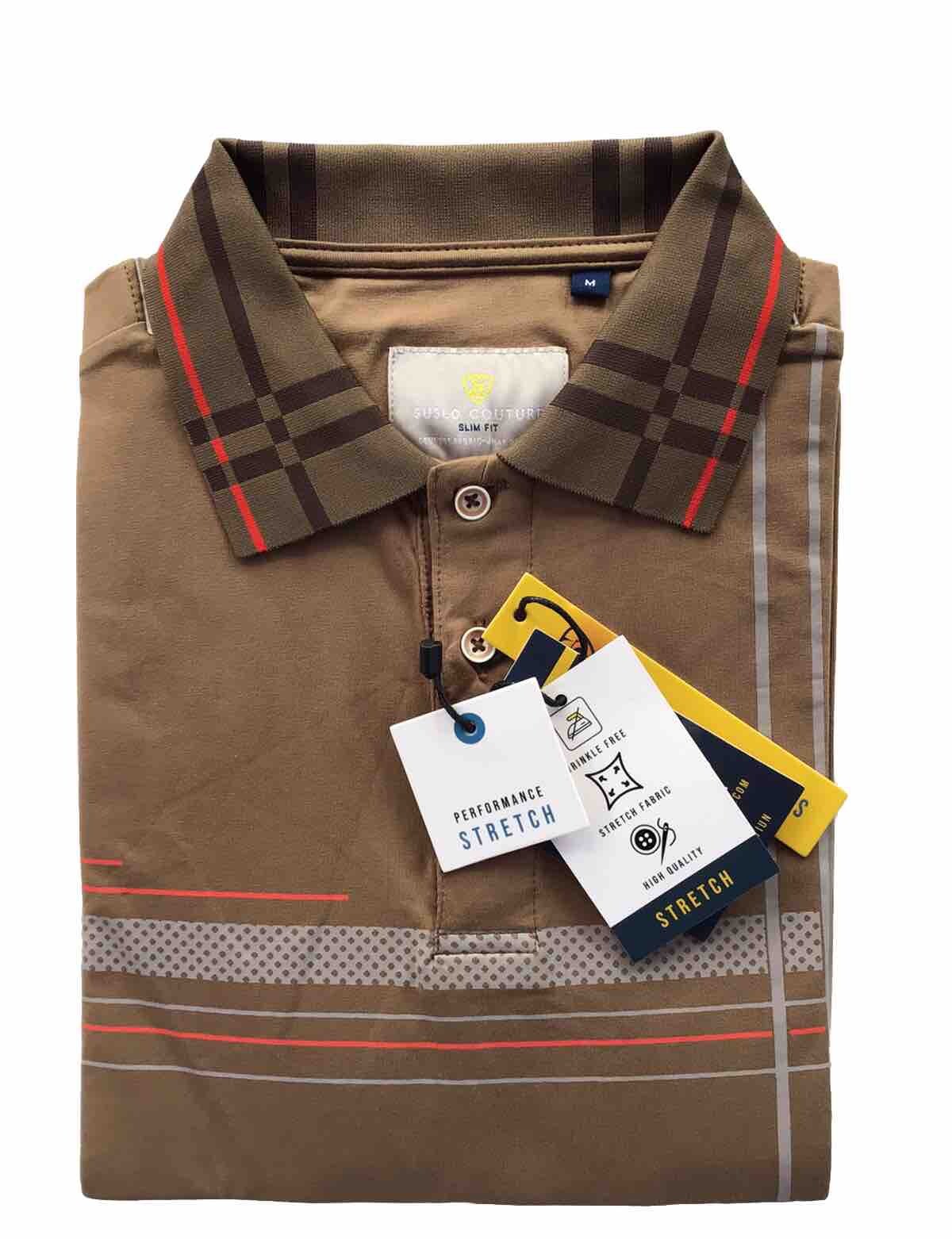 Men's Luxurious Polo Shirt,Italian Style,Stretch M to 4XL….A8.A gallery