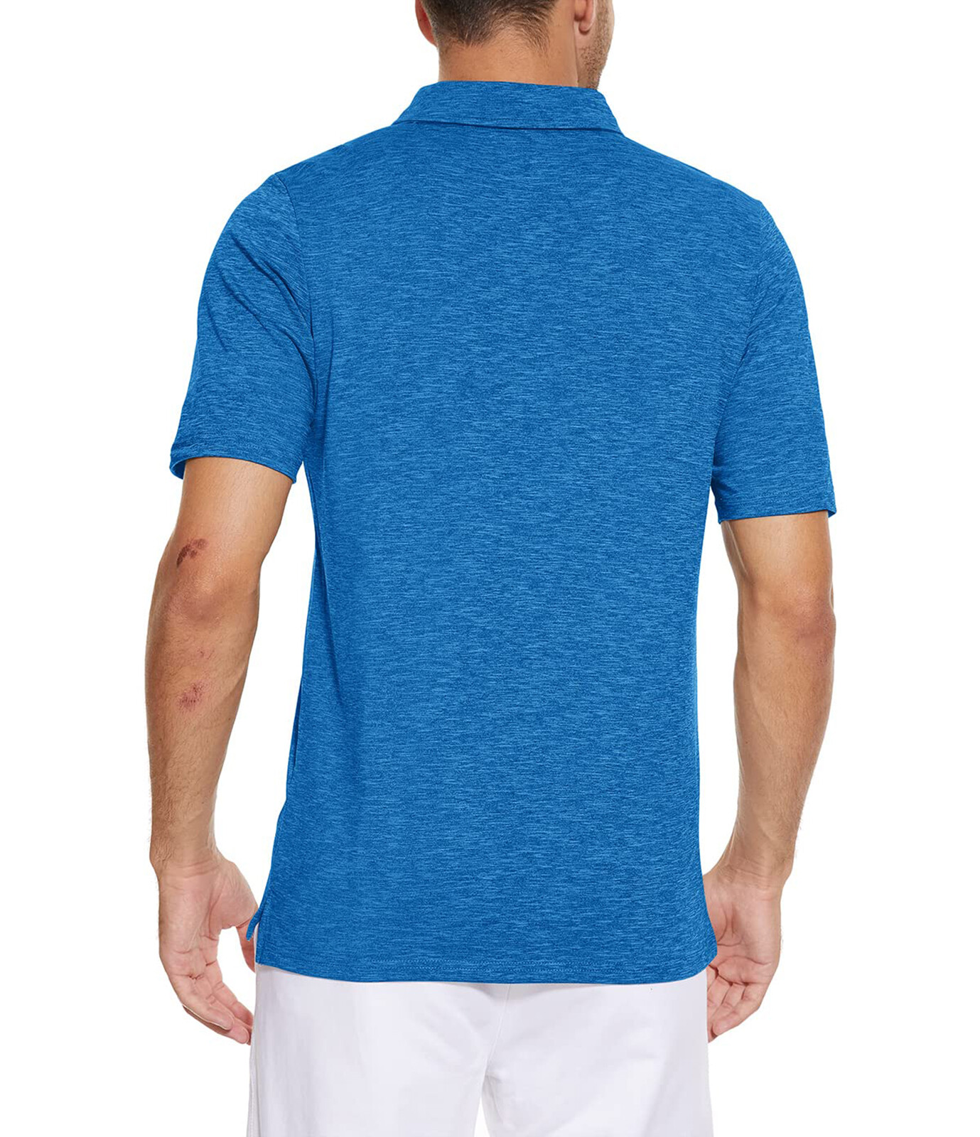 Men's Short Sleeve Polo Golf Shirts 3-Button Moisture Wicking Athletic T-Shirts gallery