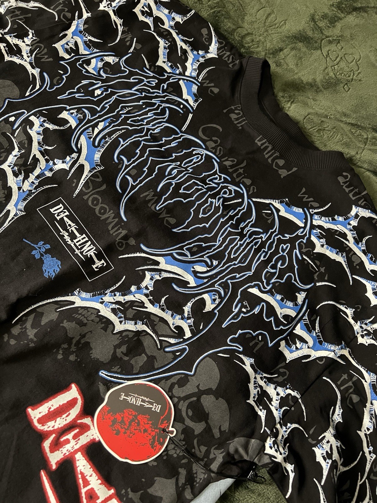 Civil Regime x Death Note - Ls Fatal Stare Dungeon Tee In Black - Size L gallery