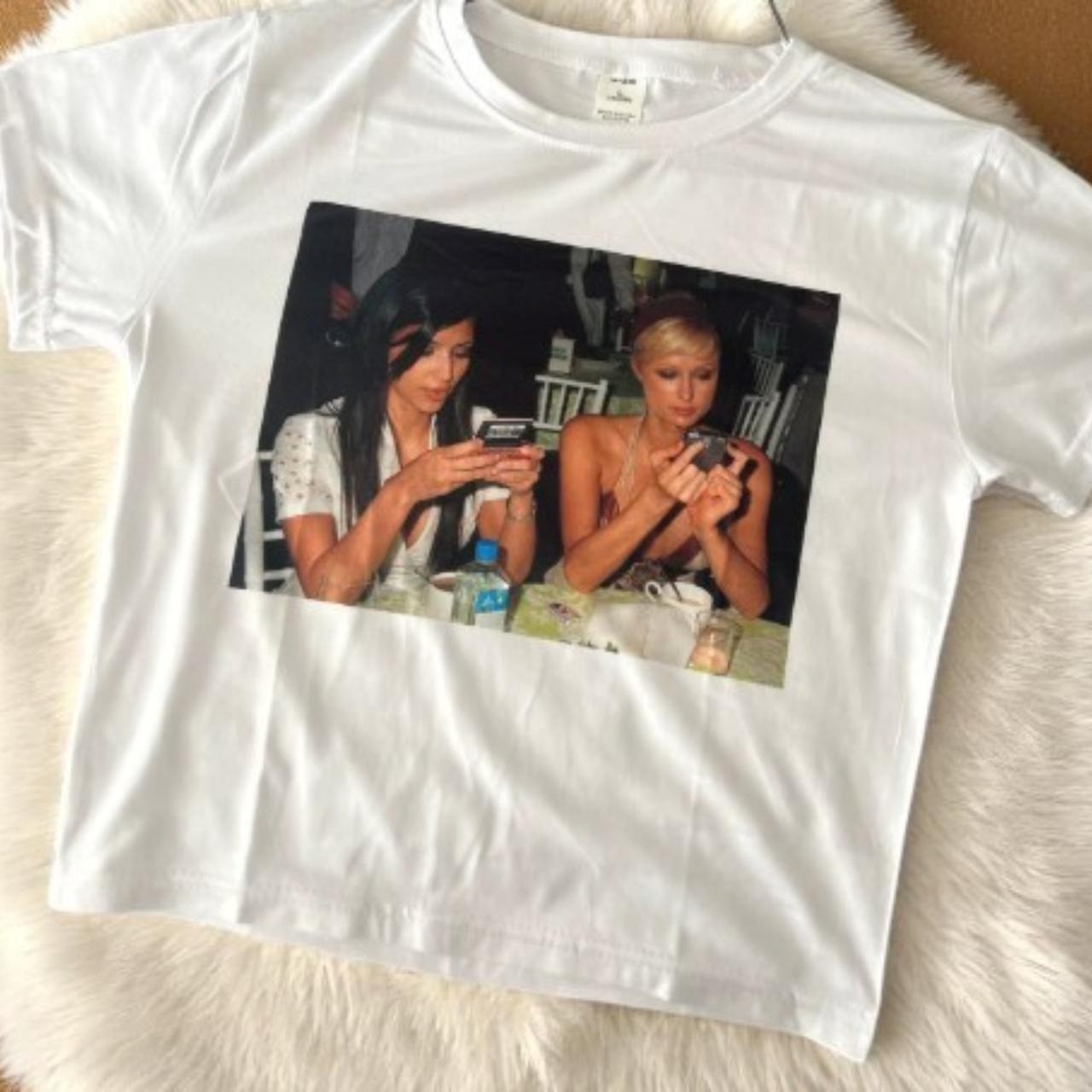 paris hilton and kim Unisex Tee - Baby Tee gallery