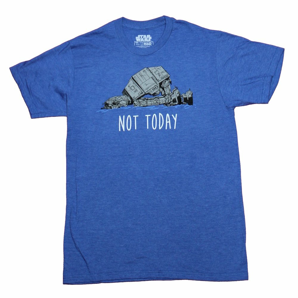 Star Wars Mens T-Shirt - Not Today Lazy AT-AT Graphic Funny Tee Shirt New gallery