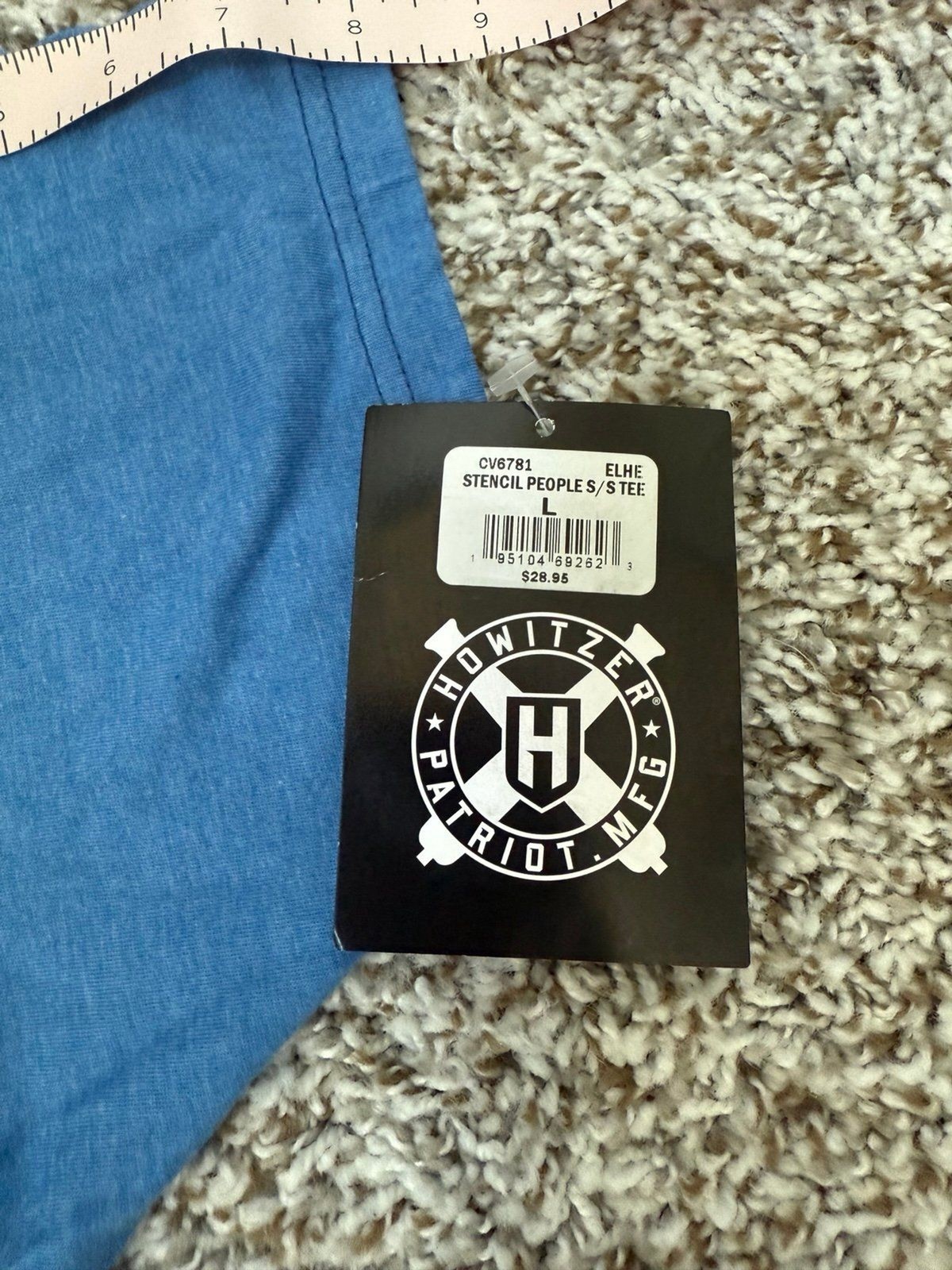 Howitzer Style Men's T-Shirt Stencil We The People Military Grunt MFG Large gallery