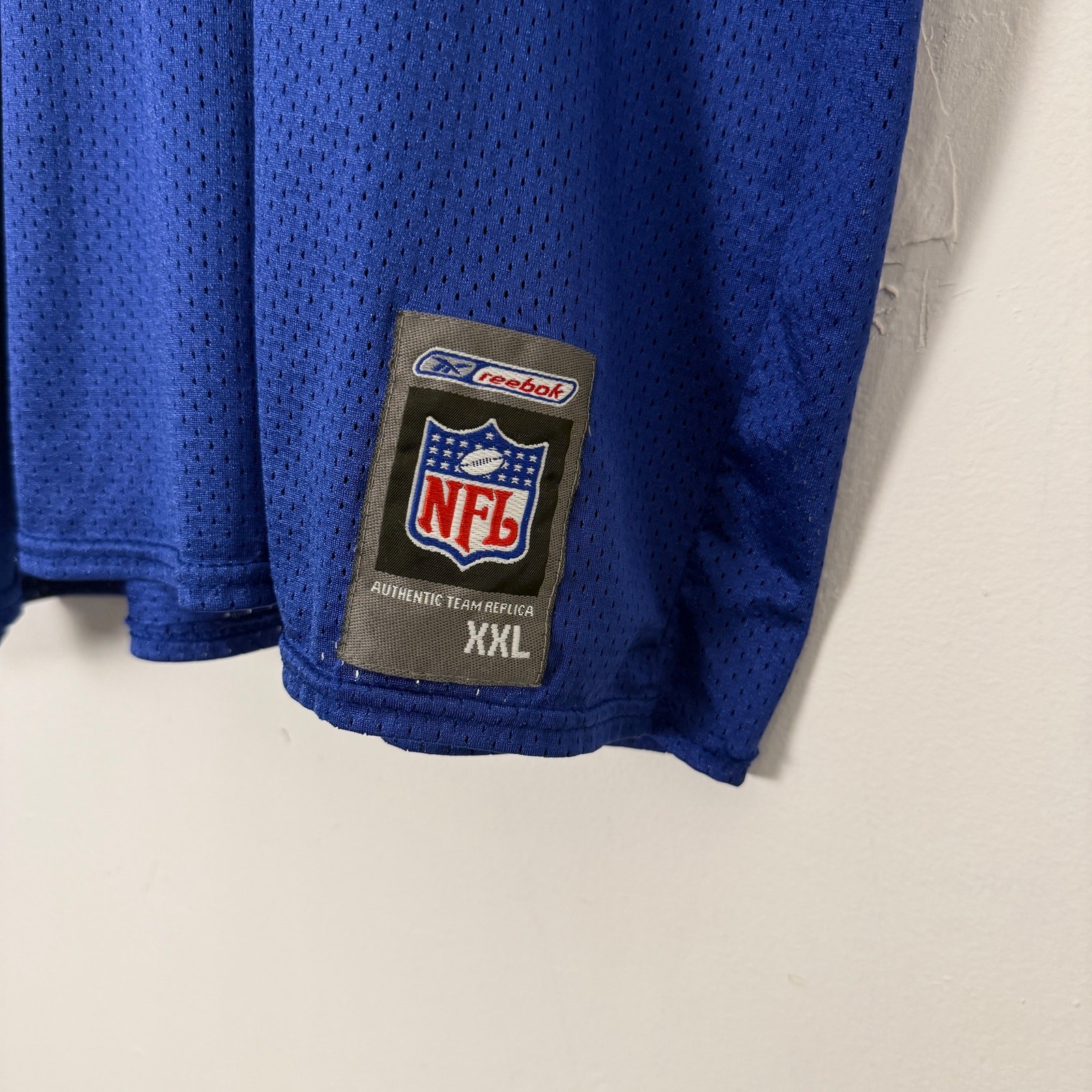 Vintage Y2K New York Giants NYC Tiki Barber NFL Football Sports Jersey XXL Blue gallery